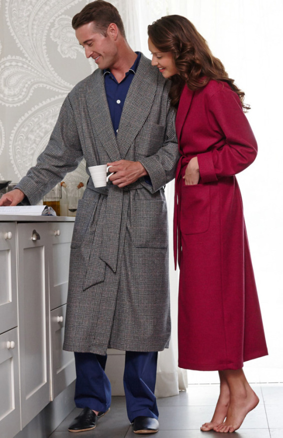 evening robe men's