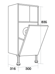 300 Tissue Holder unit