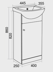 450 Vanity unit