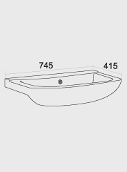 750 Ceramic Basin