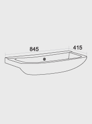 850 Ceramic Basin