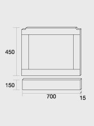 700 Shaker End Bath Panel