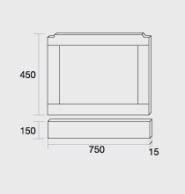 750 Shaker End Bath Panel