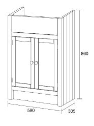Fitted Vanity Unit - Etienne