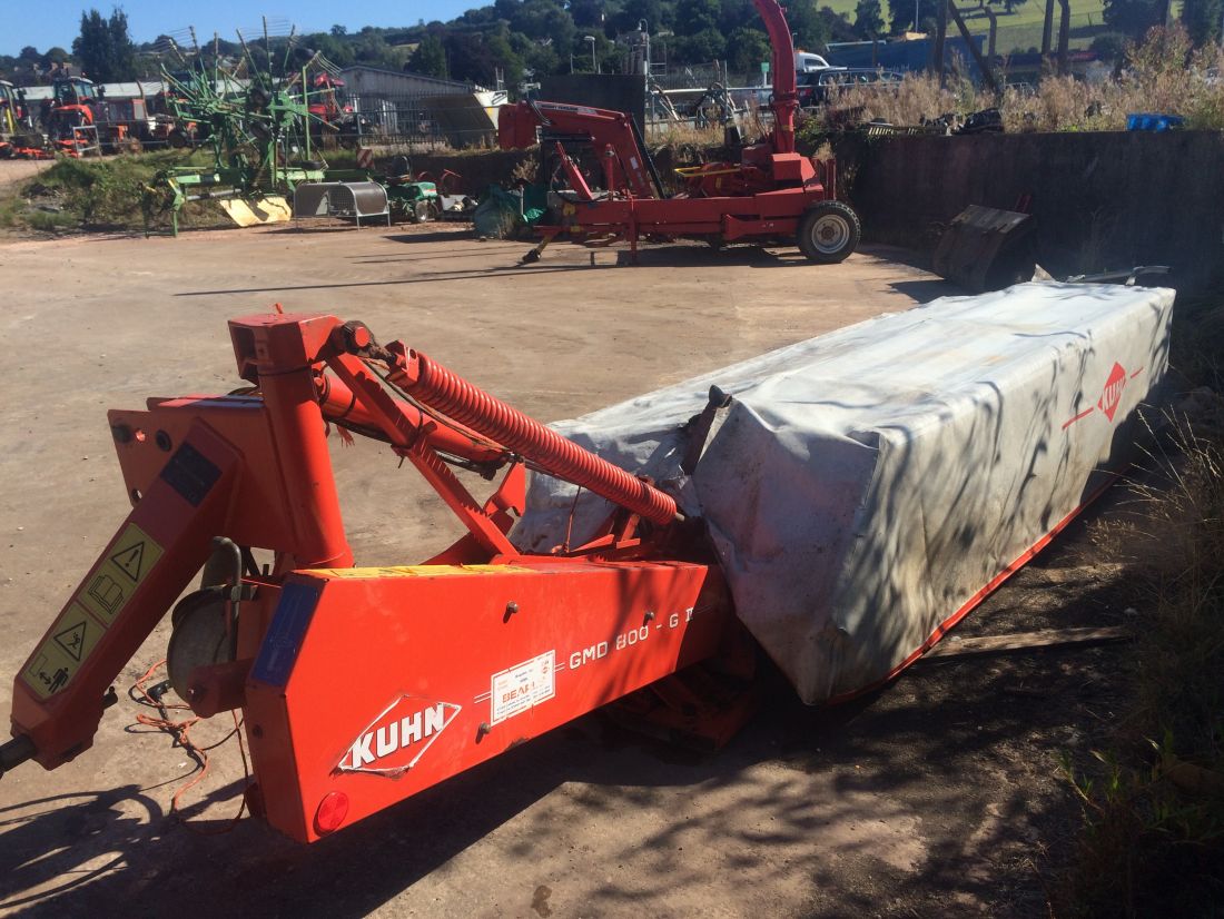 KUHN GMD 800 GII DISC MOWER Medland Sanders & Twose Ltd (MST)