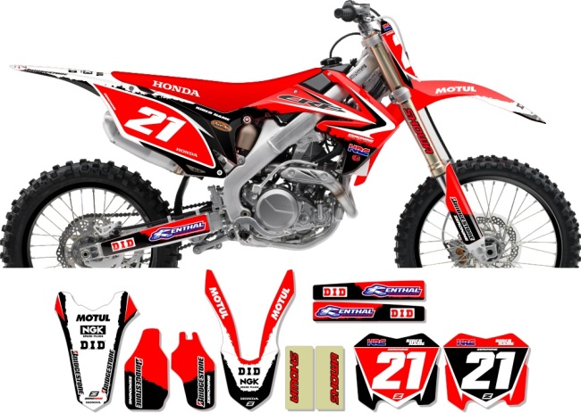 Sticker kit for honda crf450x #5