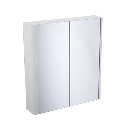 Contour Double Door Cabinet White R2 Bathrooms