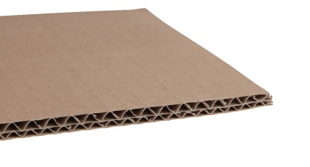 double corrugated sheet