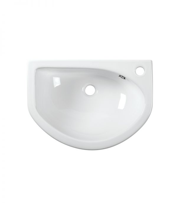 Micra 540mm Slim Depth Semi Countertop Basin Tavistock Bathrooms