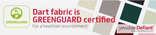Dart Fabric is GREENGUARD certified